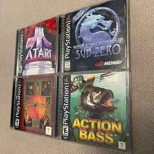 four Playstation games